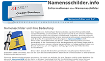 namensschilder